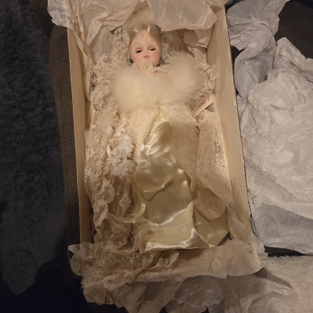Elegant Doll in Lace and Satin